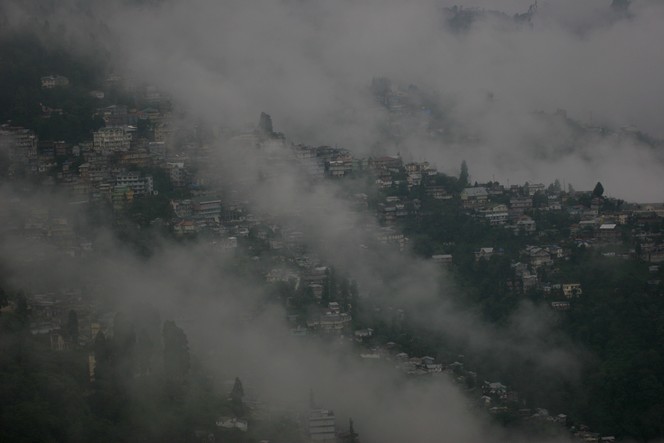 Un orage de grêle s’est abattu sur Darjeeling