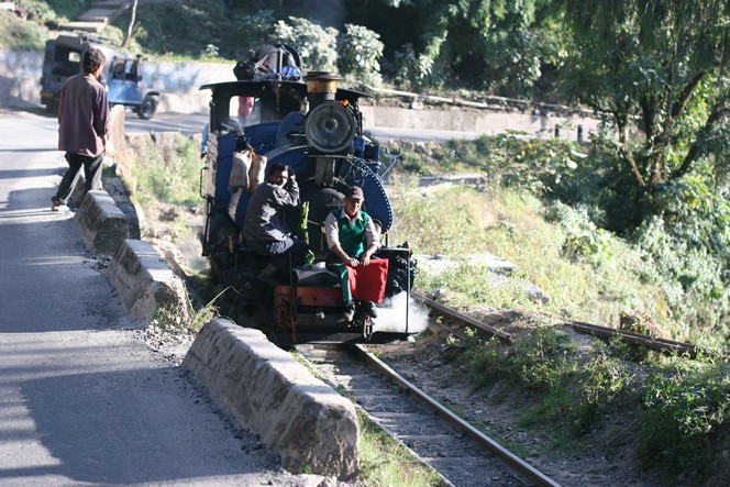 Le train de Darjeeling peut circuler sans wagons