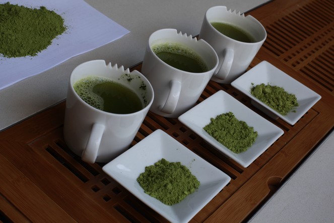 Dégustation de matcha pâtissiers