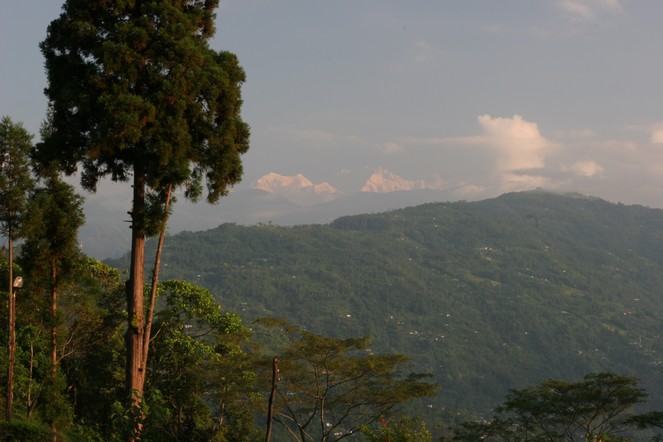 Paysage d’automne à Darjeeling