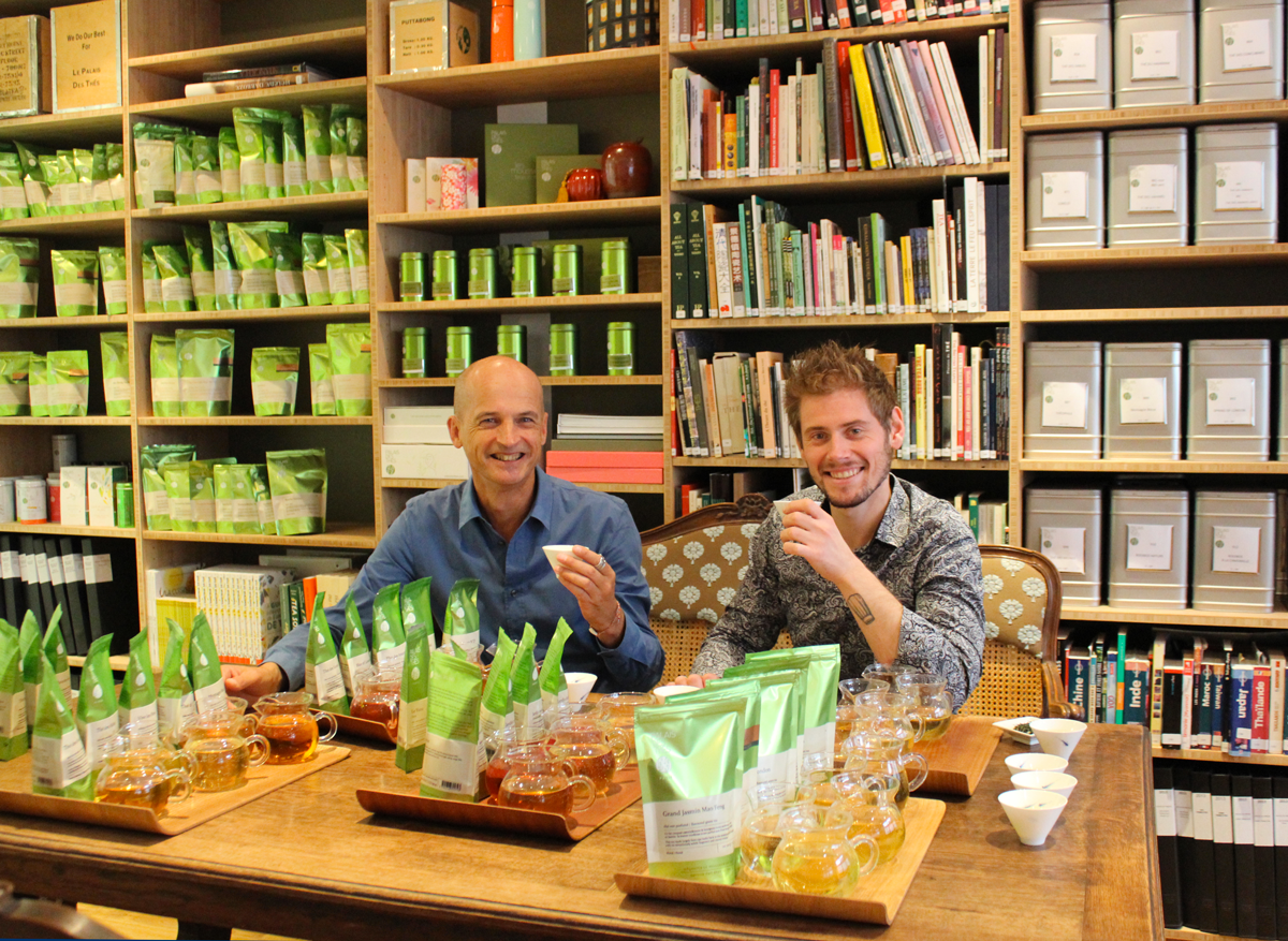 Avec Bryan Esposito, chef pâtissier à l’hôtel du Collectionneur, à Paris